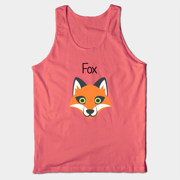 Sly Foxy Fox Tank Top by EclecticWarrior101